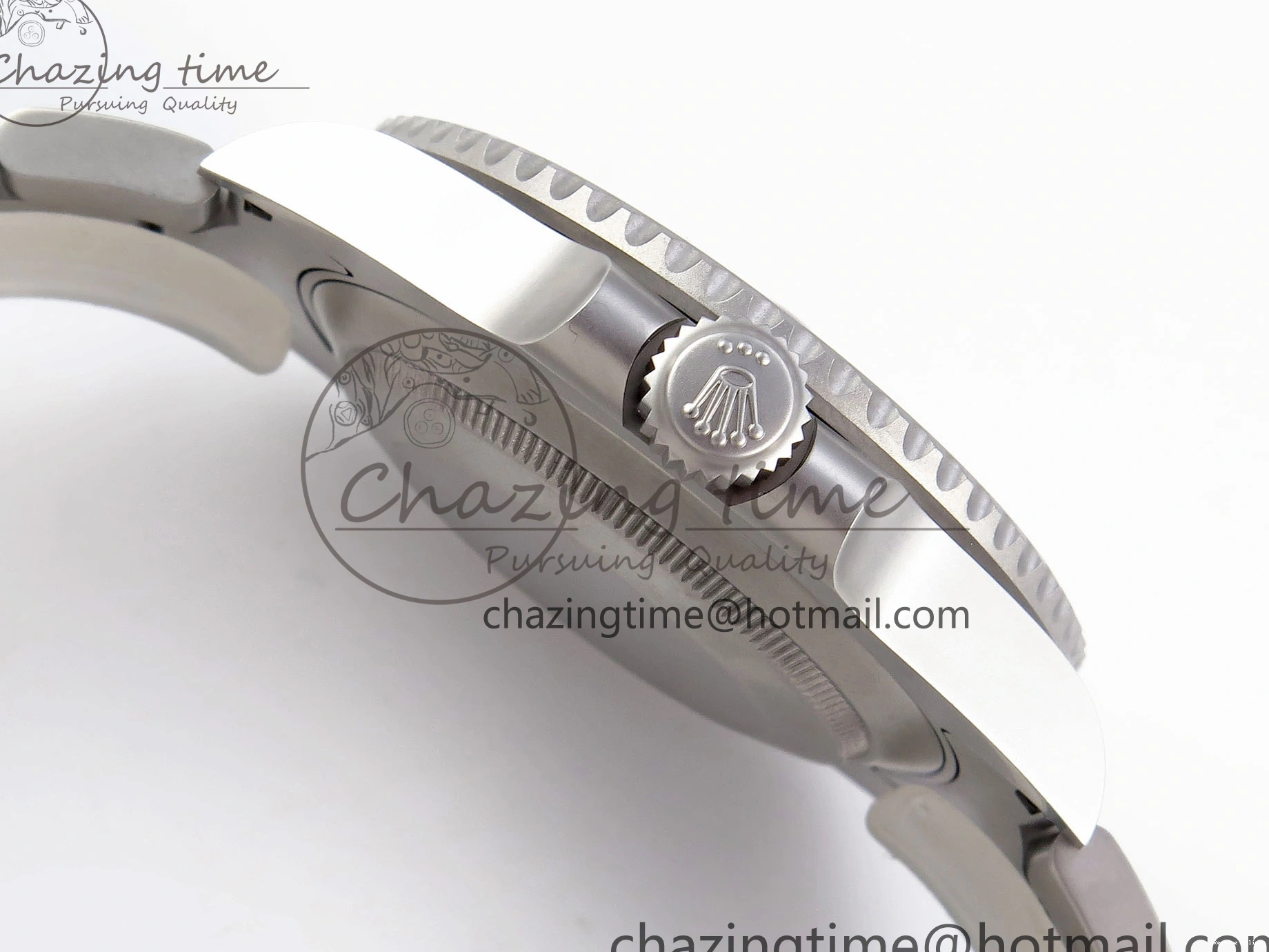 0225 ZeroBulk SUBMARINER DIW SANDBLASTED VSF 1:1 BEST EDITION ORANGE CERAMIC BEZEL ORANGE BLACK DIAL ON SS BRACELET VS 1765